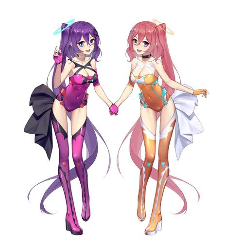 姬魔恋战纪表情包创作大赛素材(人物全身立绘)
