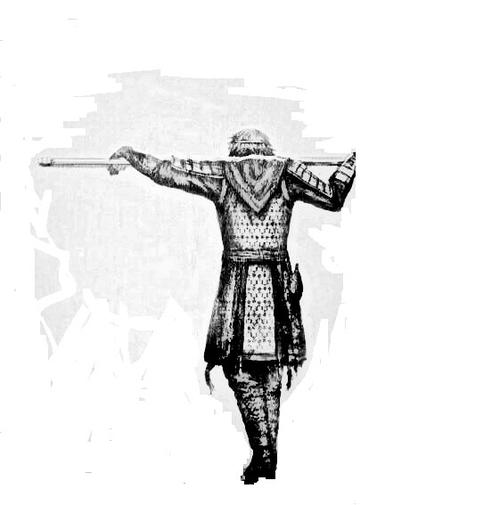 至尊宝背影图片 扛着棍子的背影