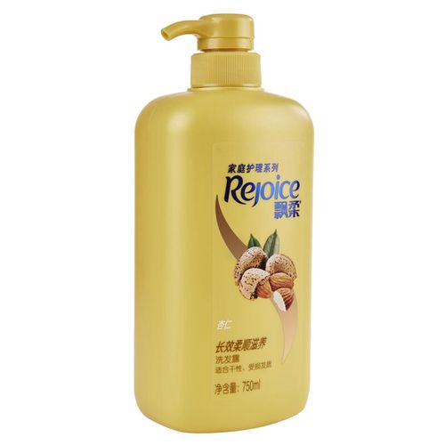 飘柔家庭护理杏仁长效柔顺滋养洗发水露乳750mlx2瓶