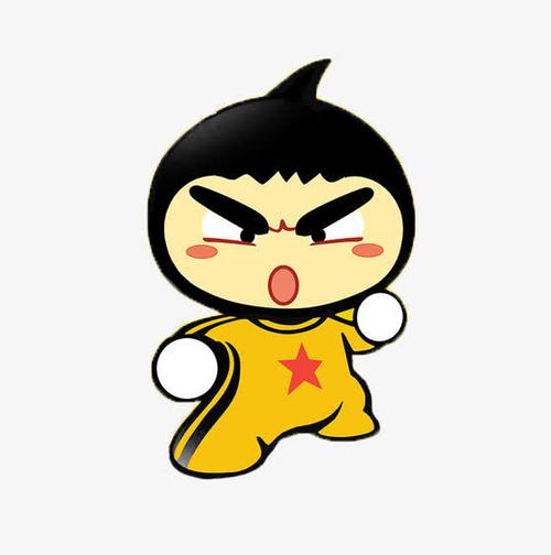 洋葱头造型的李小龙漫画