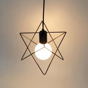 铁艺吊灯led创意卧室单头现代简约吊灯扭曲 厂家直销lofo 设计师