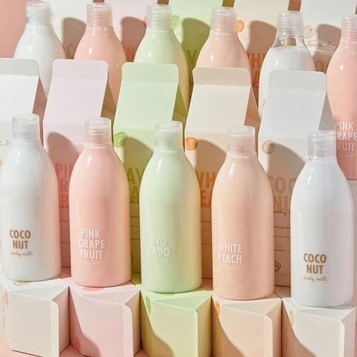 private label fruit extract moisturizing milk whitening body