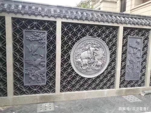 中式意境—仿古砖雕影壁墙