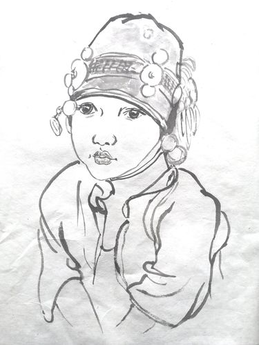 人物画(线条)练习稿