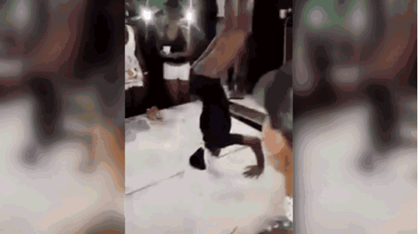 视频|超惊悚!观众实拍女舞者头顶倒立时扭断脖子瞬间