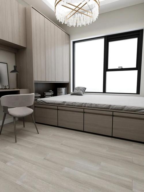 好美家地板图片 灰色番龙眼实木地板效果图