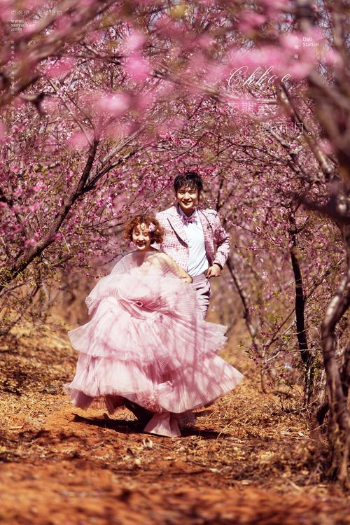 桃花运爆棚的"好嫁风"婚纱照,温柔到骨子里的浪漫