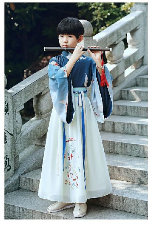 新品男童汉服夏装套装汉服男童少爷服古装超仙薄款仙气飘逸古风少
