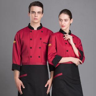 中式厨师服装图片