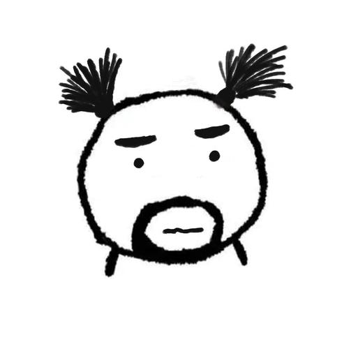 胡子大叔头像黑白篇76