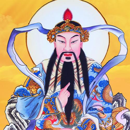 真武大帝画像玄天上帝天尊神像道场装饰镇供奉国画