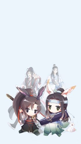 手机壁纸-忘羡兔