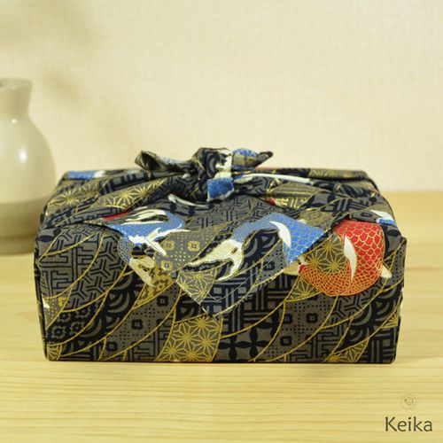 日本日式棉布方巾风吕敷便当包裹布包袱皮桌布传统和风纹样 keika