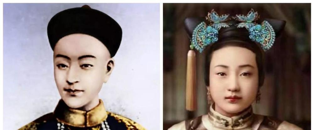光绪与珍妃复原图