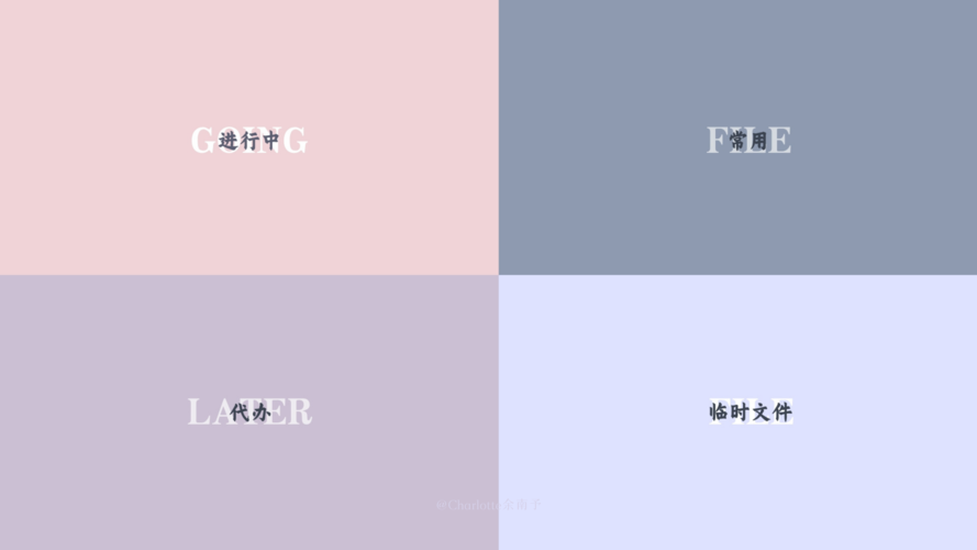 【极简主义】高清分区电脑桌面壁纸 高效学习工作 喜欢可自取