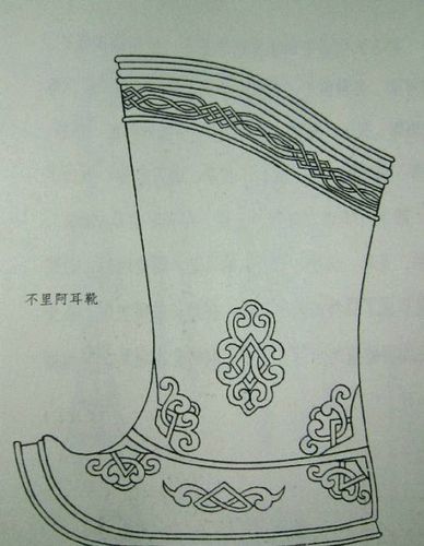 蒙古人的传统蒙古靴