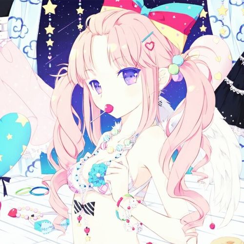 [by 弥撒][女生头像;二次元;卡通;软妹;…-堆糖,美好