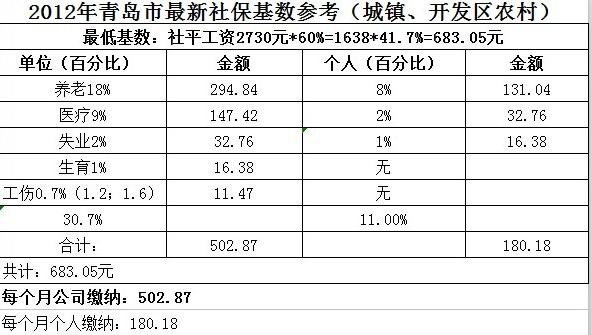 社保一个月交多少钱