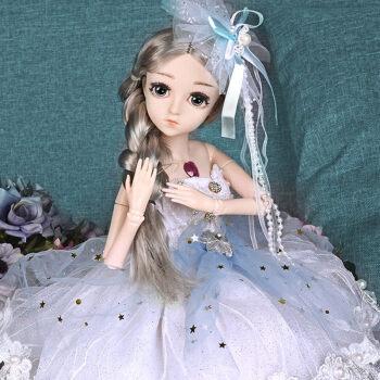 贝翎芭比洋娃娃单个套装大礼盒玩偶换装女孩巴比公主儿童迷你玩具