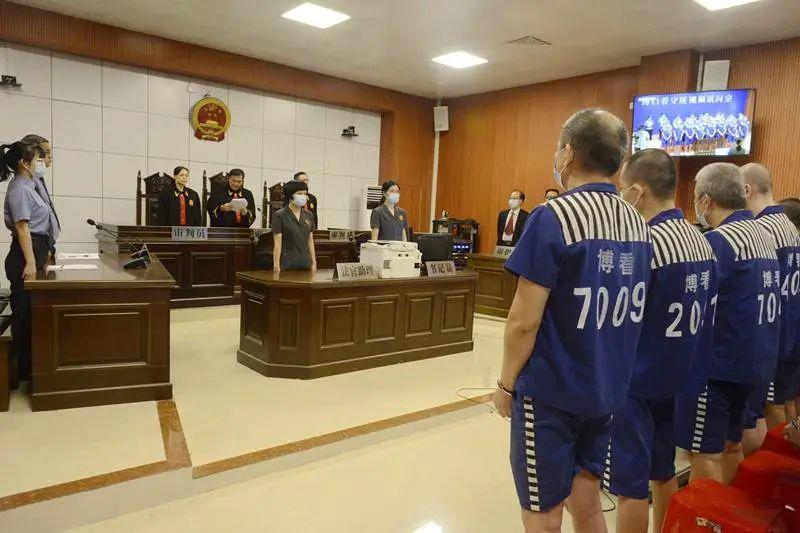 首犯获刑25年博白法院公开宣判一起23人涉黑案