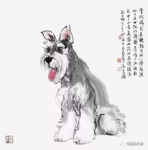 水墨淋漓,写意旺狗!惟妙惟肖,生动传神!