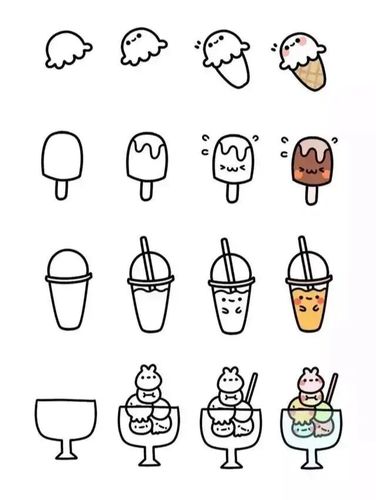 38种美食简笔画教程,新手学习的好资料_美食_简笔画_教程_学习_新手