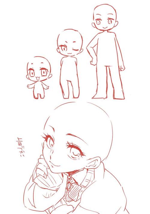 【素材】q版人物绘画设计