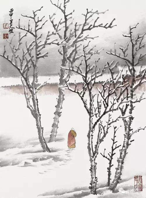 吴大恺雪韵禅意水墨画赏析 身处喧嚣 心往静禅-文化频道-手机搜狐