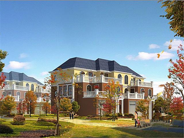 山水美居别墅效果图