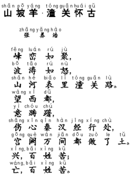 山坡羊·燕城述怀
