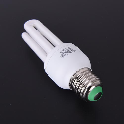 三基色 e27 白光暖光 12w 8w 5w 3w 直管灯泡 2u 大螺口节能灯 雷士