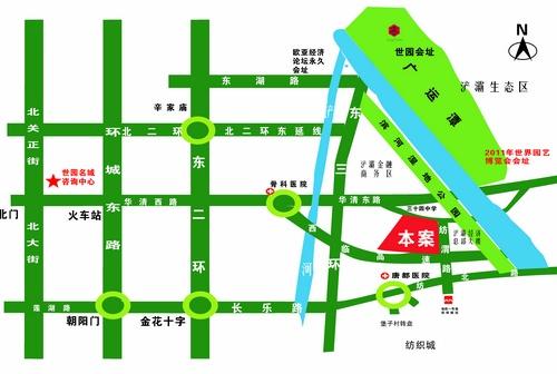 西安铁一中滨河校区具体位置