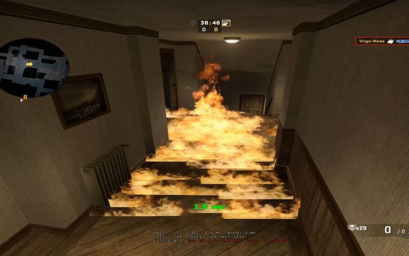 inferno炼狱小镇丢火教学二楼拐角火开局二楼火