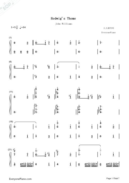 hedwig"s theme-海德薇变奏曲-harry potter主题曲