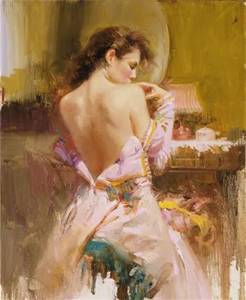 油画大师人体油画作品欣赏,优雅魅力的女姓