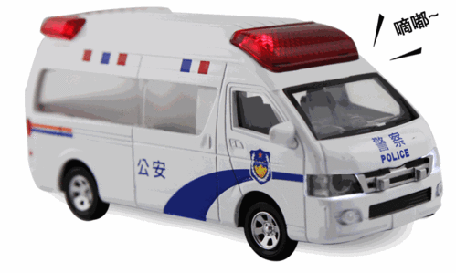 救护车玩具车模型仿真合金车120急救车声光回力车儿童小汽车大号