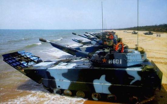 线膛炮将那门30mm链式机关炮给换了,于是,就成了05式两栖突击车,这样