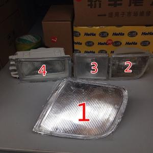 大众捷达王老款捷达前灯前雾灯假灯前大灯角灯装饰灯前转向灯配件