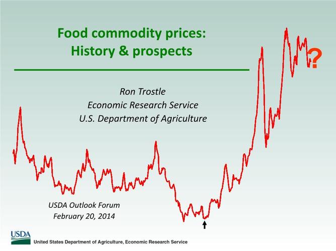 ppt课件-factorscontributingtohighfoodcommodityprices-usda.