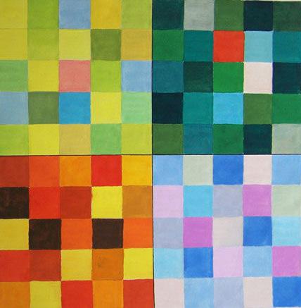 色彩心理的类型平面构成色彩构成春夏秋冬酸甜苦辣