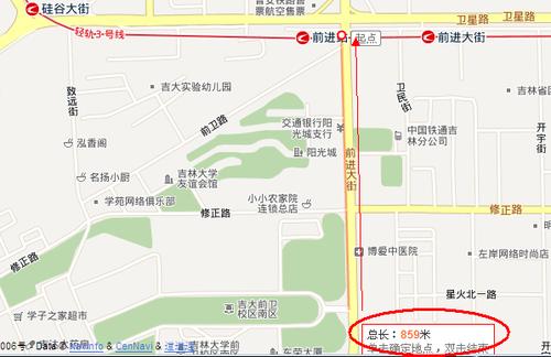 想知道: 长春市 吉林大学前卫南区到附近的轻轨站 怎么走