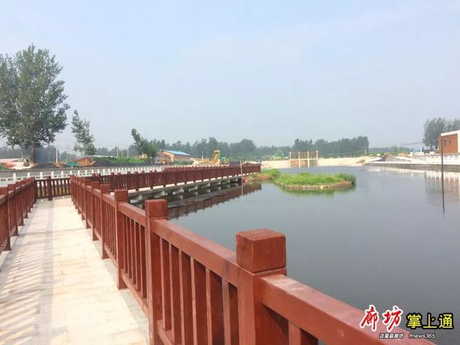 多图实拍!探秘正在建设的安次御龙河公园!