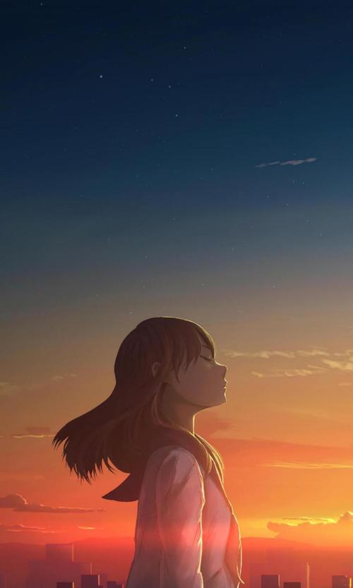 青春甜美动漫少女性感迷人侧脸杀诱人写真