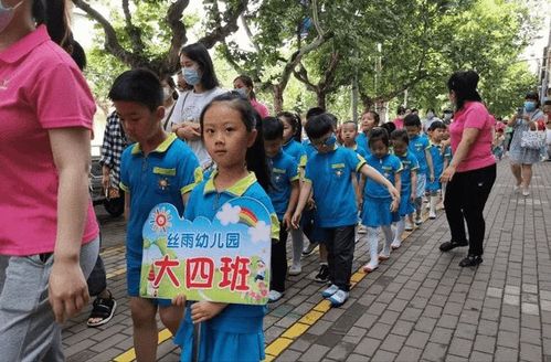 枣庄市中区丝雨幼儿园参观文化路小学活动