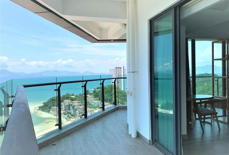 巽寮湾~伴山伴海~270°高层豪华海景房~躺着可以看海