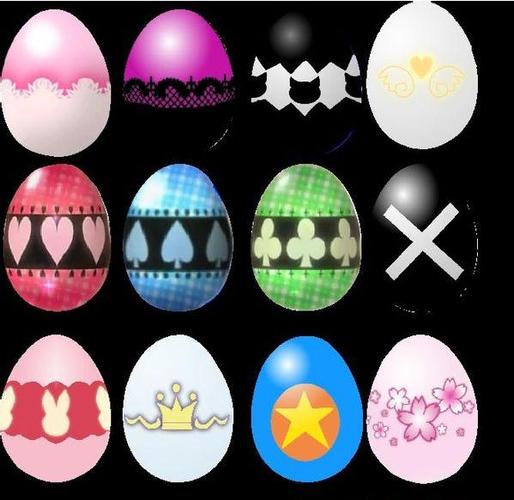 守护甜心里所有的蛋和孵化出的宠物的图片还有名子