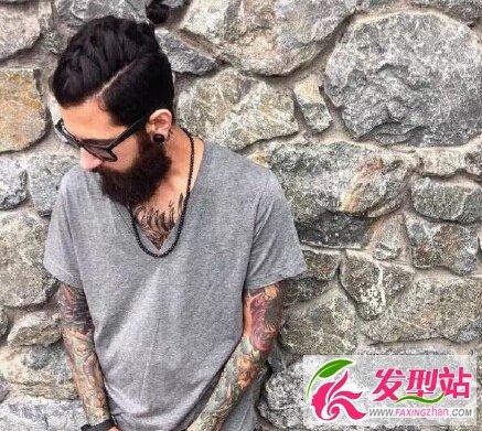 男生长发怎么编好看男生蝎子辫蜈蚣辫发型图片