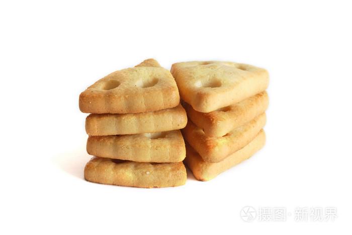 白色饼干