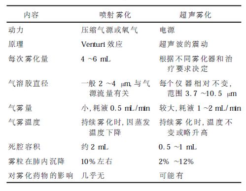快速上手指南:雾化吸入治疗药物