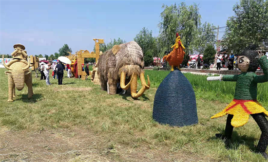 河南省确山县留庄镇稻田文化艺术节启幕